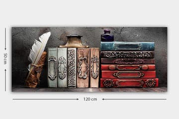 Canvasbilde YTY Object Flerfarget - 120x50 cm - Interiør - Maleri & posters - Lerretsbilder