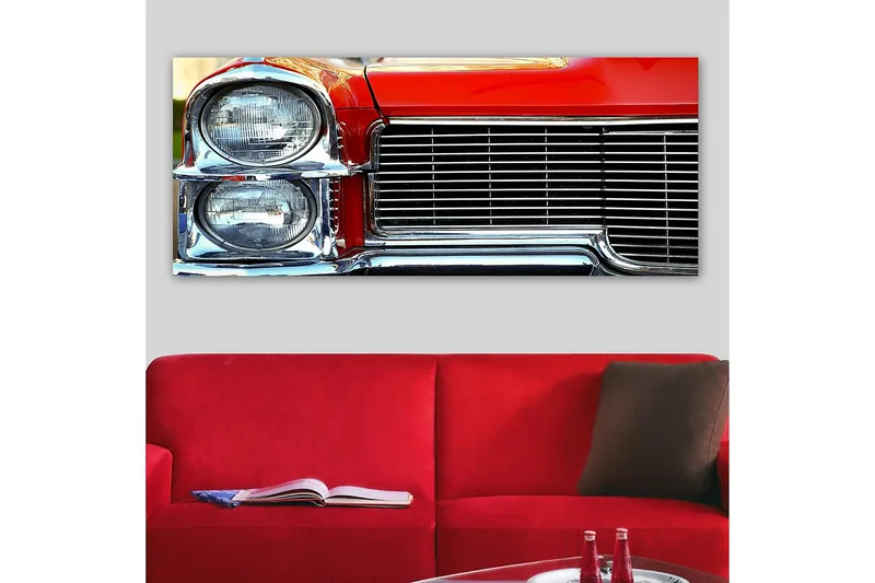 Canvasbilde YTY Object Flerfarget - 120x50 cm - Interiør - Maleri & posters - Lerretsbilder