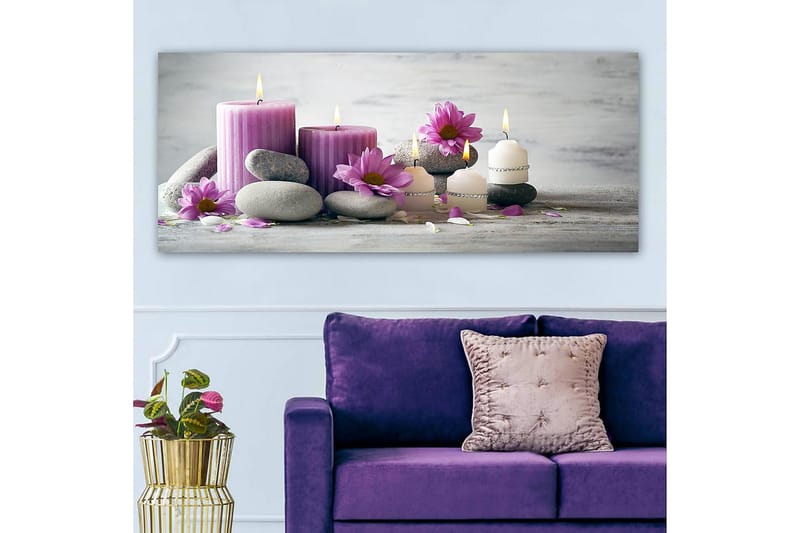 Canvasbilde YTY Object Flerfarget - 120x50 cm - Interiør - Maleri & posters - Lerretsbilder