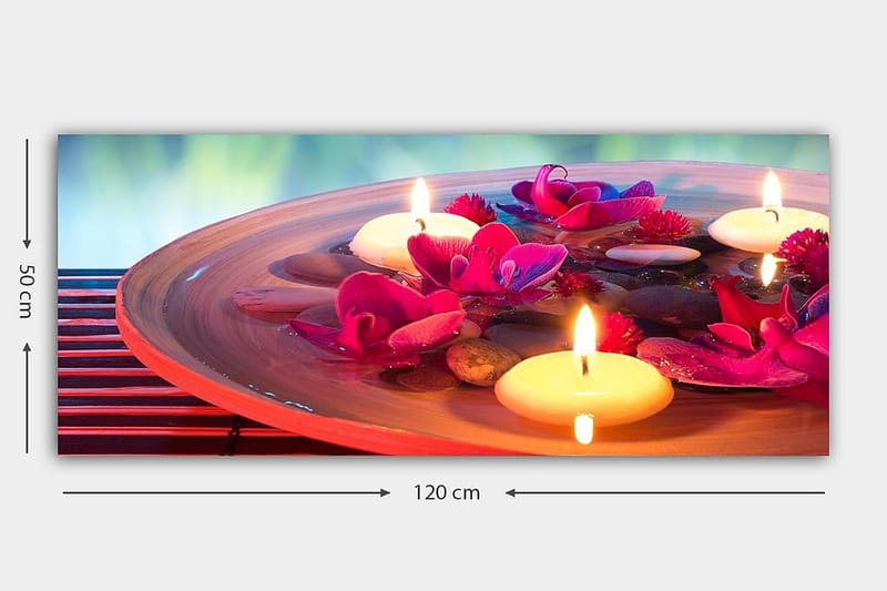 Canvasbilde YTY Object Flerfarget - 120x50 cm - Interiør - Maleri & posters - Lerretsbilder