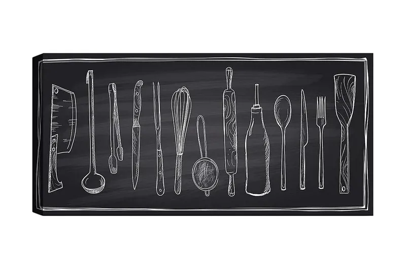 Canvasbilde YTY Object Flerfarget, 120x50 cm