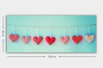 Canvasbilde YTY Object Flerfarget - 120x50 cm - Interiør - Maleri & posters - Lerretsbilder