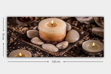 Canvasbilde YTY Object Flerfarget - 120x50 cm - Interiør - Maleri & posters - Lerretsbilder