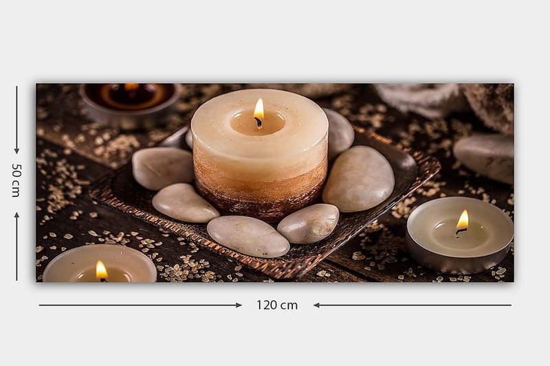 Canvasbilde YTY Object Flerfarget - 120x50 cm - Interiør - Maleri & posters - Lerretsbilder