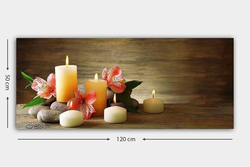 Canvasbilde YTY Object Flerfarget - 120x50 cm - Interiør - Maleri & posters - Lerretsbilder