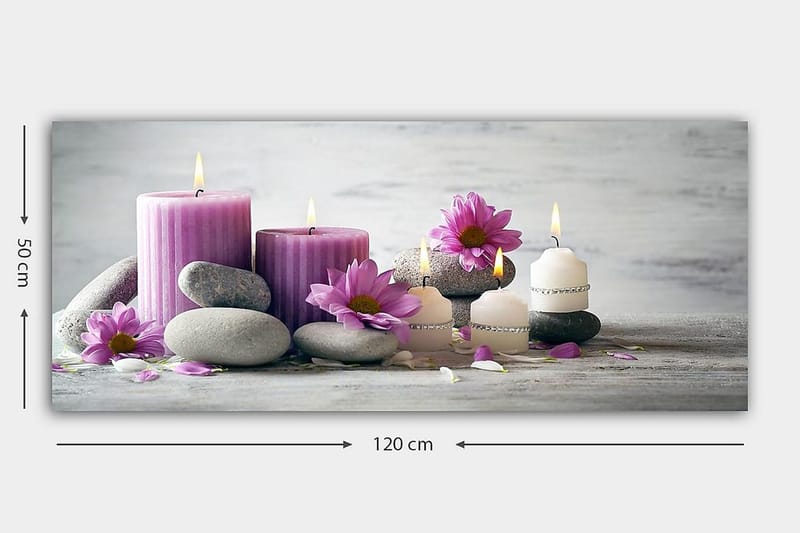 Canvasbilde YTY Object Flerfarget - 120x50 cm - Interiør - Maleri & posters - Lerretsbilder