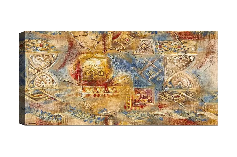 Canvasbilde YTY Oriental Flerfarget - 120x50 cm - Interiør - Maleri & posters - Lerretsbilder