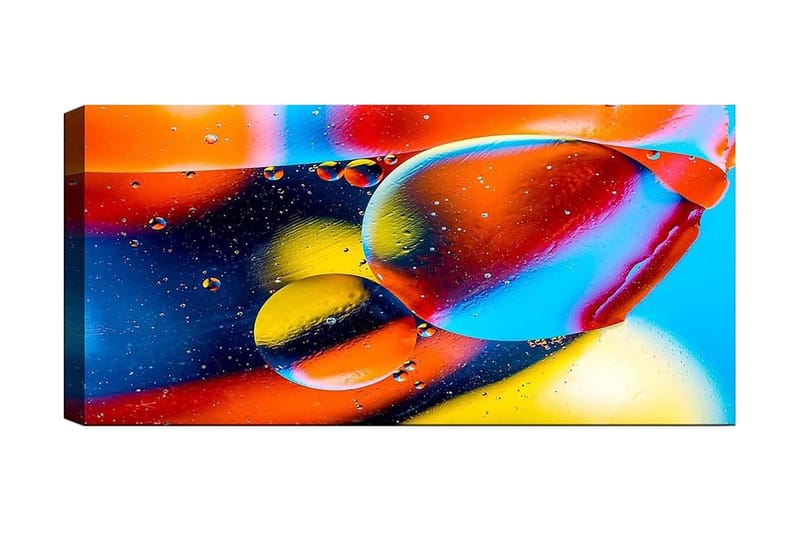 Canvasbilde YTY Outer Space Flerfarget - 120x50 cm - Interiør - Maleri & posters - Lerretsbilder