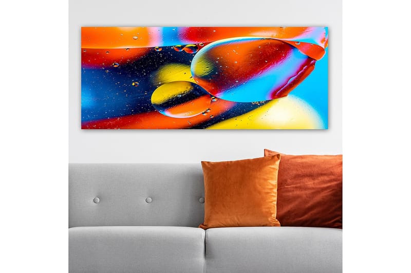 Canvasbilde YTY Outer Space Flerfarget - 120x50 cm - Interiør - Maleri & posters - Lerretsbilder