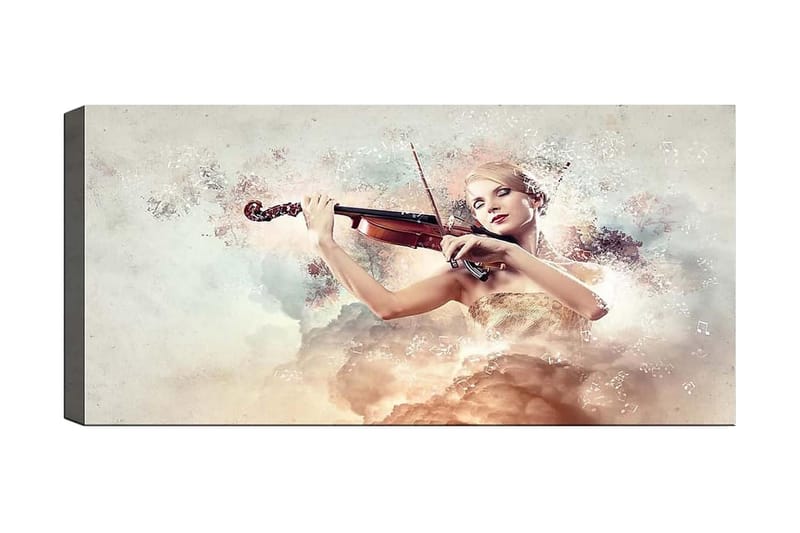 Canvasbilde YTY Spiritual Flerfarget - 120x50 cm - Interiør - Maleri & posters - Lerretsbilder