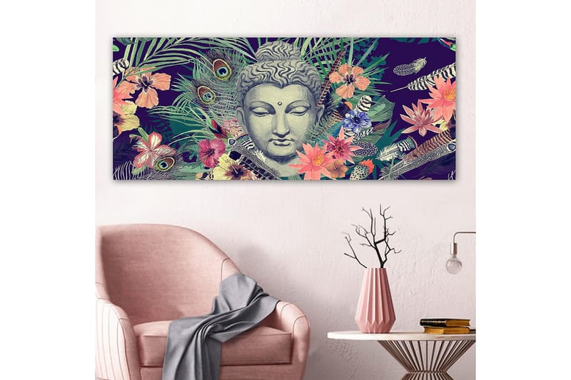 Canvasbilde YTY Spiritual Flerfarget - 120x50 cm - Interiør - Maleri & posters - Lerretsbilder