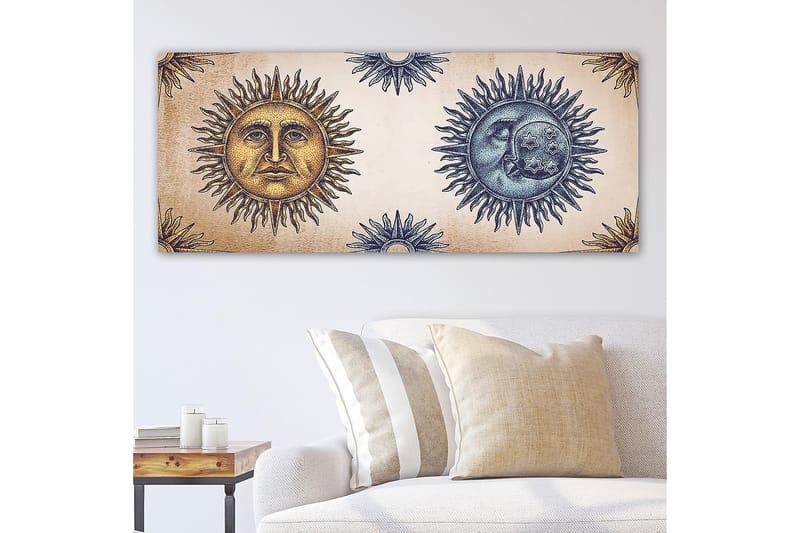 Canvasbilde YTY Spiritual Flerfarget - 120x50 cm - Interiør - Maleri & posters - Lerretsbilder