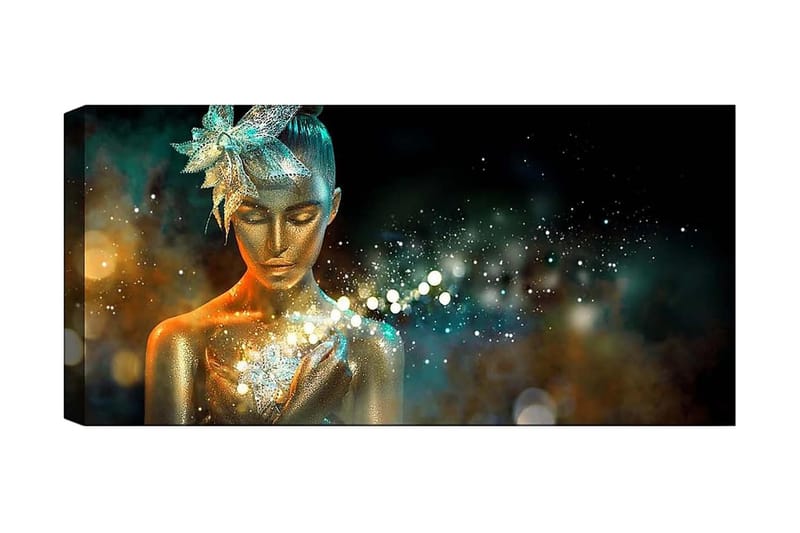 Canvasbilde YTY Spiritual Flerfarget - 120x50 cm - Interiør - Maleri & posters - Lerretsbilder