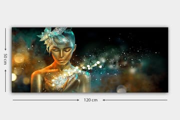 Canvasbilde YTY Spiritual Flerfarget - 120x50 cm - Interiør - Maleri & posters - Lerretsbilder