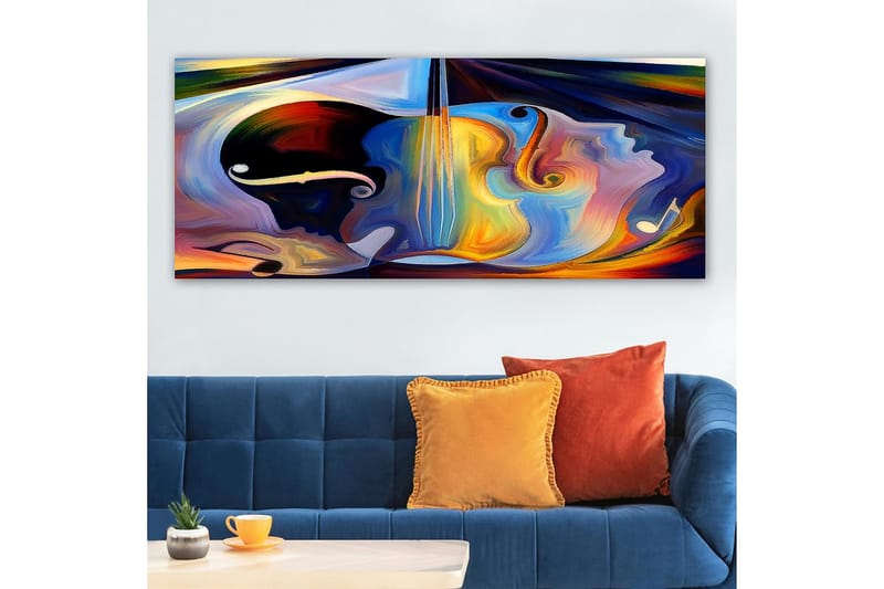 Canvasbilde YTY Spiritual Flerfarget - 120x50 cm - Interiør - Maleri & posters - Lerretsbilder