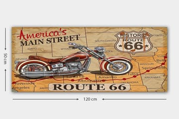 Canvasbilde YTY Sports & Sports Teams Flerfarget - 120x50 cm - Interiør - Maleri & posters - Lerretsbilder