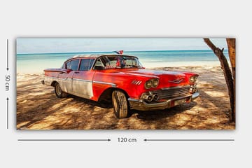 Canvasbilde YTY Transportation Flerfarget - 120x50 cm - Interiør - Maleri & posters - Lerretsbilder