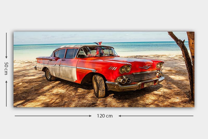 Canvasbilde YTY Transportation Flerfarget - 120x50 cm - Interiør - Maleri & posters - Lerretsbilder