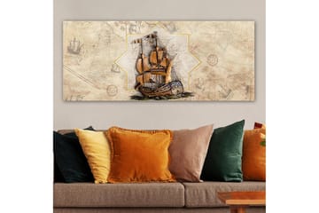 Canvasbilde YTY Transportation Flerfarget - 120x50 cm - Interiør - Maleri & posters - Lerretsbilder