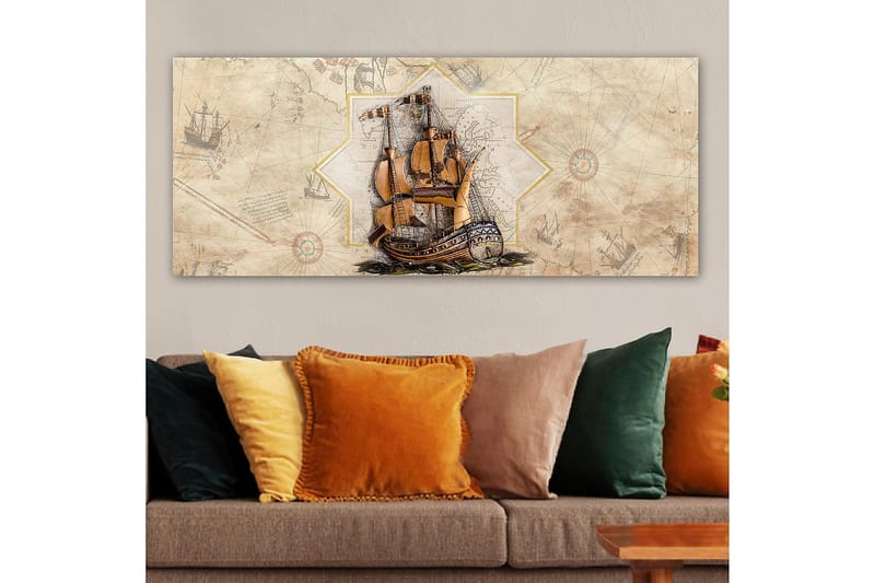 Canvasbilde YTY Transportation Flerfarget - 120x50 cm - Interiør - Maleri & posters - Lerretsbilder