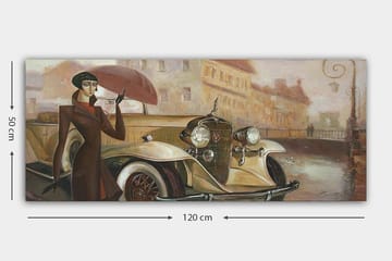 Canvasbilde YTY Transportation Flerfarget - 120x50 cm - Interiør - Maleri & posters - Lerretsbilder