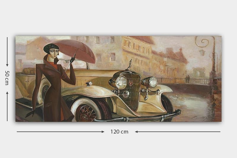 Canvasbilde YTY Transportation Flerfarget - 120x50 cm - Interiør - Maleri & posters - Lerretsbilder