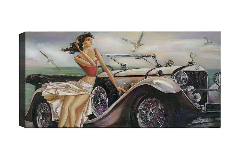 Canvasbilde YTY Transportation Flerfarget - 120x50 cm - Interiør - Maleri & posters - Lerretsbilder