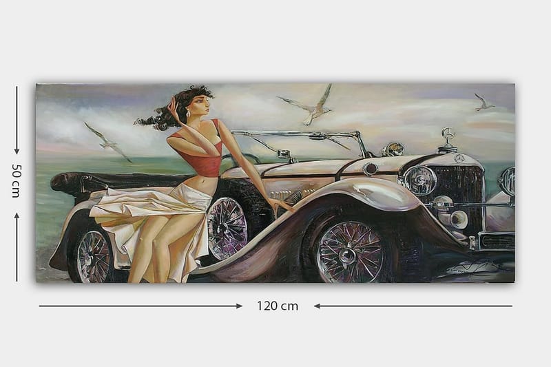 Canvasbilde YTY Transportation Flerfarget - 120x50 cm - Lerretsbilder