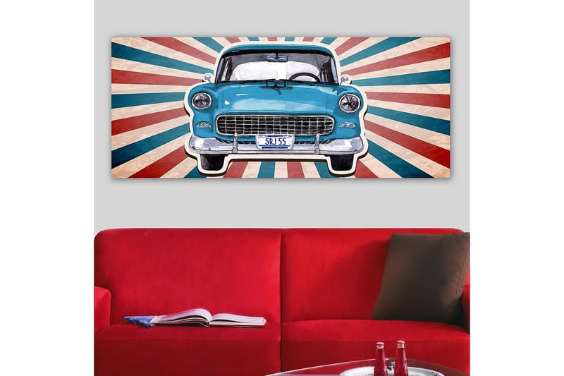 Canvasbilde YTY Transportation Flerfarget - 120x50 cm - Interiør - Maleri & posters - Lerretsbilder