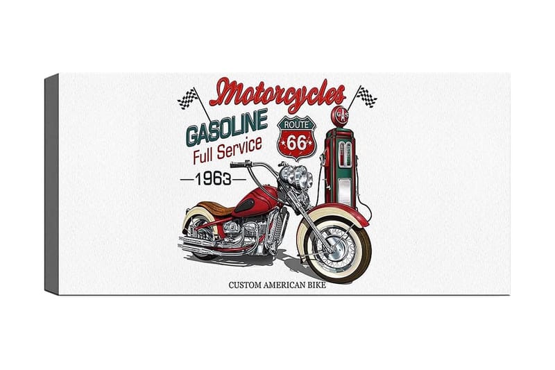 Canvasbilde YTY Transportation Flerfarget - 120x50 cm - Interiør - Maleri & posters - Lerretsbilder