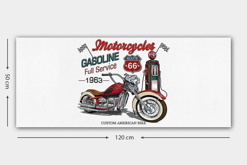 Canvasbilde YTY Transportation Flerfarget - 120x50 cm - Interiør - Maleri & posters - Lerretsbilder