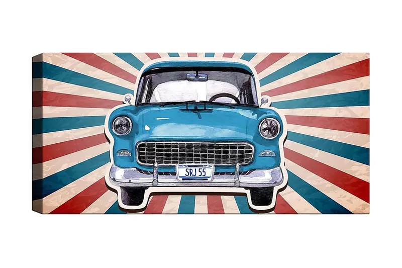 Canvasbilde YTY Transportation Flerfarget, 120x50 cm