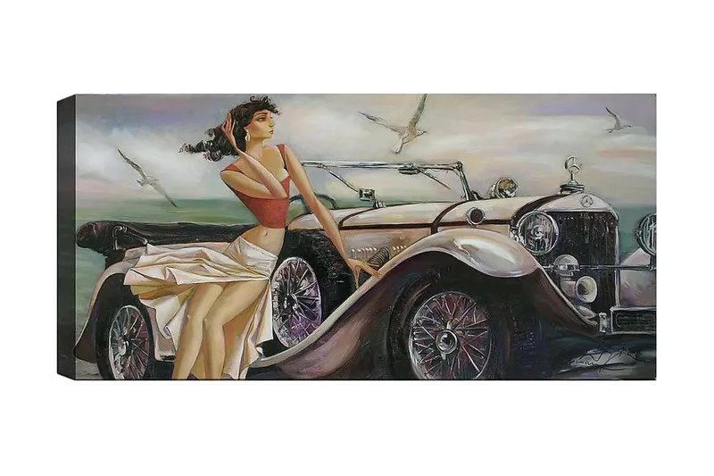 Canvasbilde YTY Transportation Flerfarget, 120x50 cm