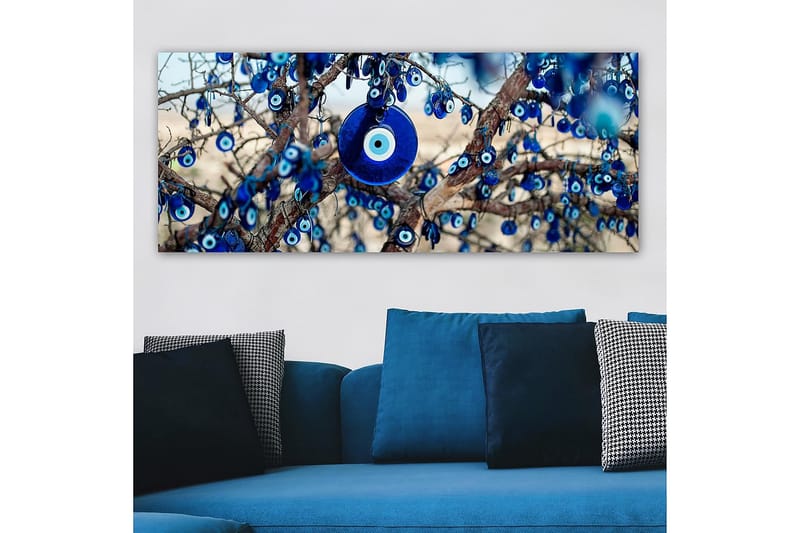Canvasbilde YTY World Cultures Flerfarget - 120x50 cm - Interiør - Maleri & posters - Lerretsbilder