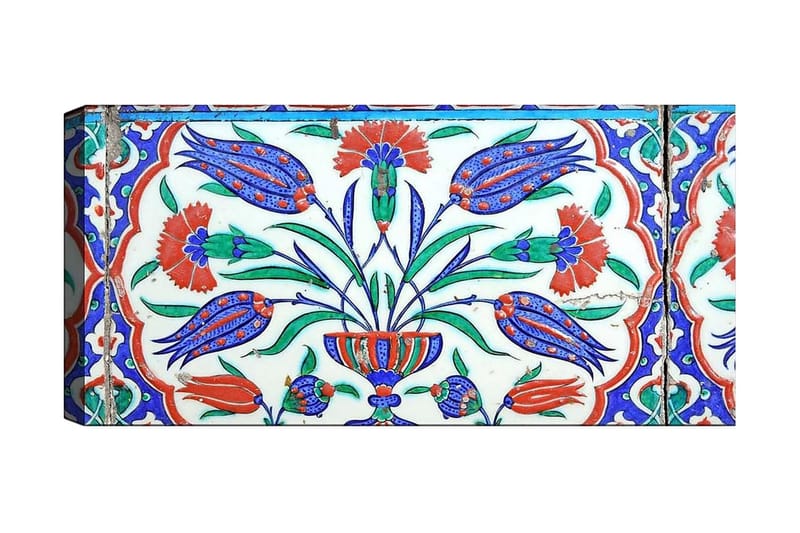 Canvasbilde YTY World Cultures Flerfarget - 120x50 cm - Interiør - Maleri & posters - Lerretsbilder