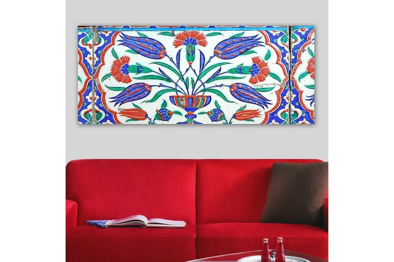 Canvasbilde YTY World Cultures Flerfarget - 120x50 cm - Interiør - Maleri & posters - Lerretsbilder