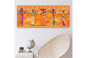 Canvasbilde YTY World Cultures Flerfarget - 120x50 cm - Interiør - Maleri & posters - Lerretsbilder