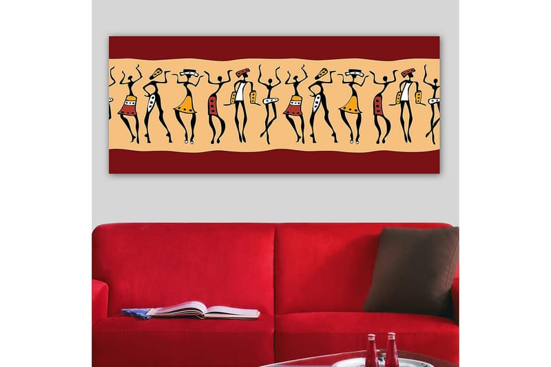Canvasbilde YTY World Cultures Flerfarget - 120x50 cm - Interiør - Maleri & posters - Lerretsbilder