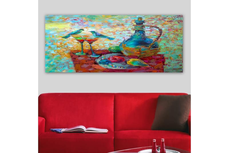 Canvasbilde YTY World Cultures Flerfarget - 120x50 cm - Interiør - Maleri & posters - Lerretsbilder