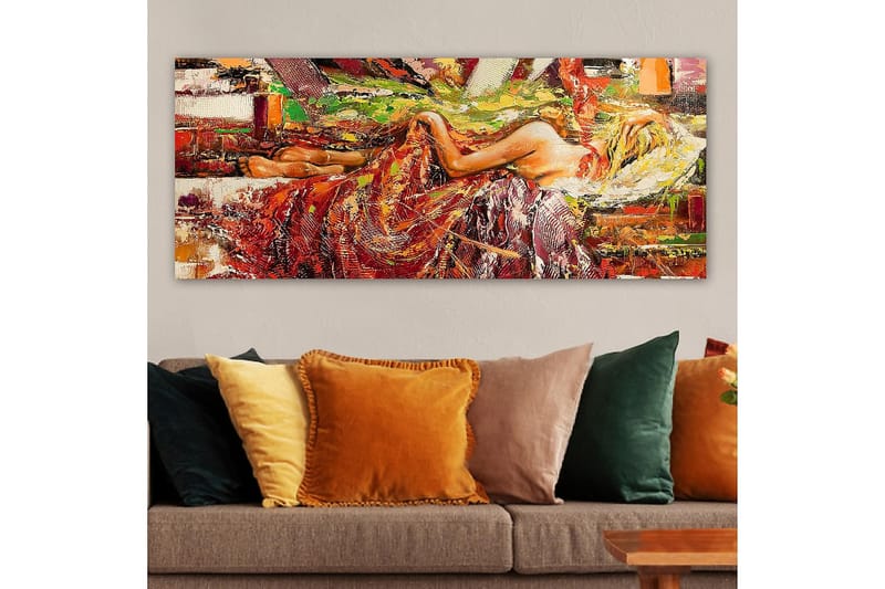 Canvasbilde YTY World Cultures Flerfarget - 120x50 cm - Interiør - Maleri & posters - Lerretsbilder