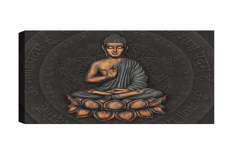 Canvasbilde YTY World Cultures Flerfarget - 120x50 cm - Interiør - Maleri & posters - Lerretsbilder