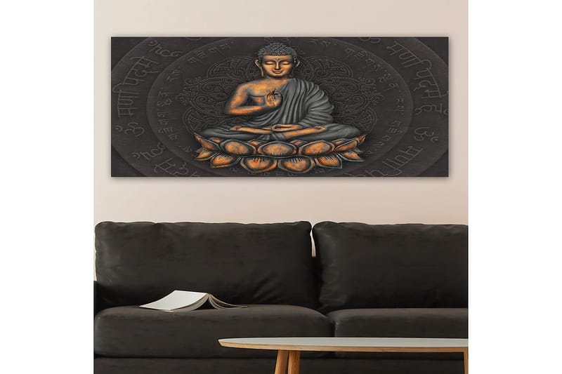 Canvasbilde YTY World Cultures Flerfarget - 120x50 cm - Interiør - Maleri & posters - Lerretsbilder