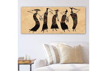 Canvasbilde YTY World Cultures Flerfarget - 120x50 cm - Interiør - Maleri & posters - Lerretsbilder