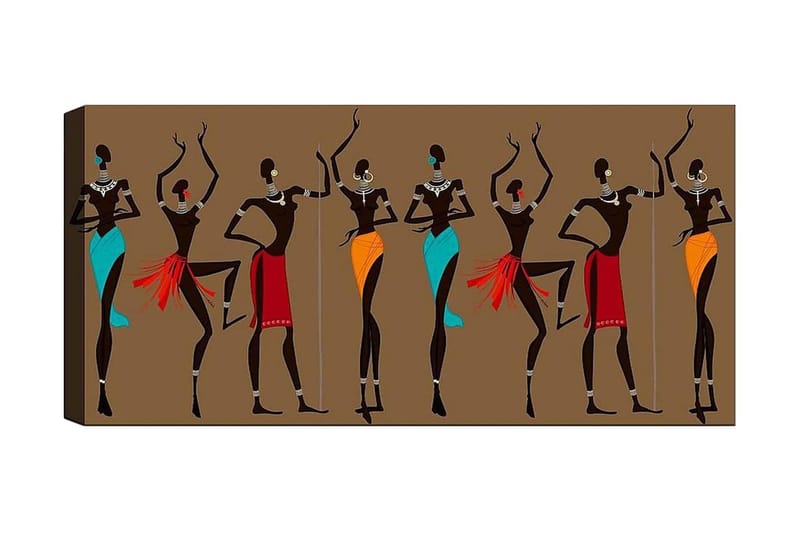 Canvasbilde YTY World Cultures Flerfarget, 120x50 cm