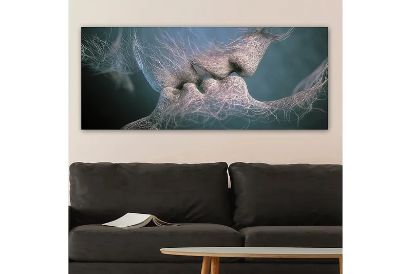 Canvasbilde YTY People Flerfarget - 120x50 cm - Interiør - Maleri & posters - Lerretsbilder