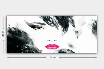 Canvasbilde YTY People Flerfarget - 120x50 cm - Interiør - Maleri & posters - Lerretsbilder