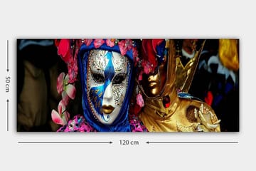 Canvasbilde YTY People Flerfarget - 120x50 cm - Interiør - Maleri & posters - Lerretsbilder