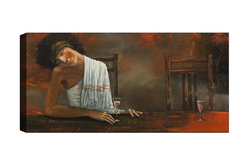Canvasbilde YTY People Flerfarget - 120x50 cm - Interiør - Maleri & posters - Lerretsbilder