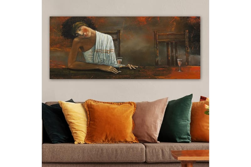 Canvasbilde YTY People Flerfarget - 120x50 cm - Interiør - Maleri & posters - Lerretsbilder