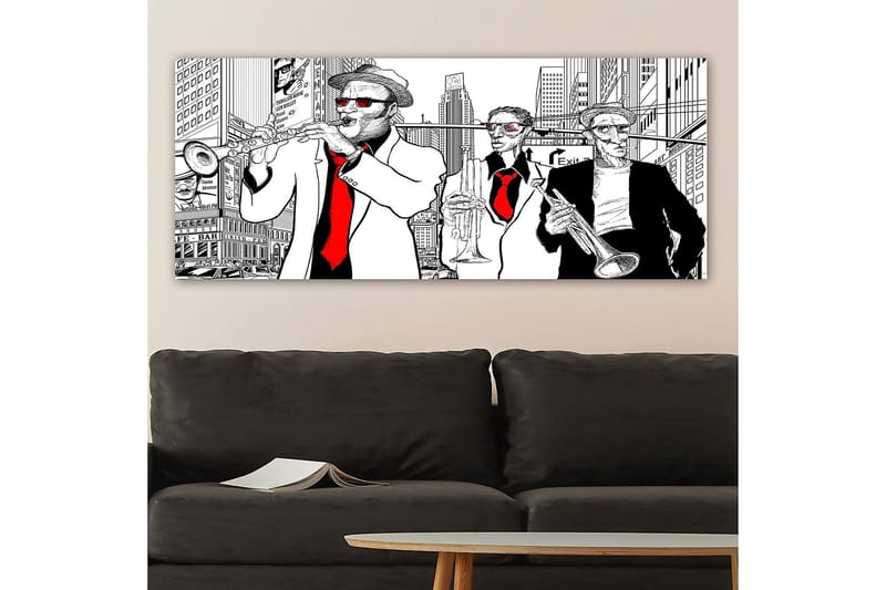 Canvasbilde YTY People Flerfarget - 120x50 cm - Interiør - Maleri & posters - Lerretsbilder